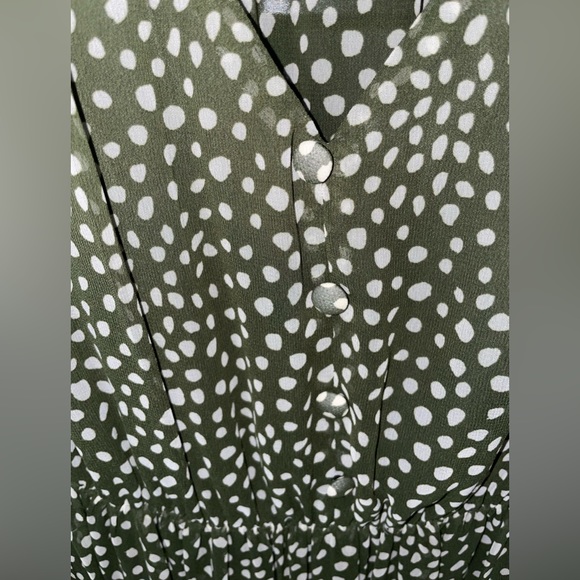 Zara Polka Dot Dress Size Large - Picture 7 of 8